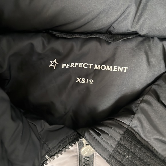 Perfect Moment Queenie Down Coat Jacket, Black Rainbow Size XS New w/Tag - Picture 12 of 15